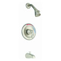 Click here for single handle tub & shower faucets by banner