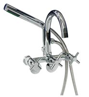 Clawfoot tub faucet