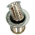 deluxe extra deep bar sink strainers