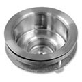 an image of the EZ On basket strainers for kitchen sinks
