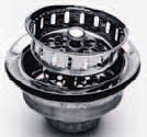 Basket strainer for kitchen sink