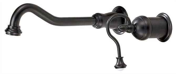 Belle Foret wallmount above counter lav faucet
