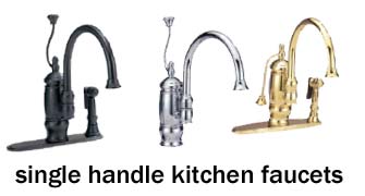 Belle Foret single handle kitchen faucets