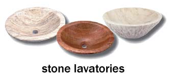 Belle Foret stone lav sinks