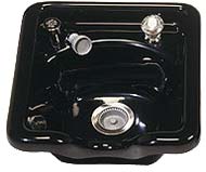 Belvedere shampoo bowl # 3800 black