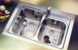 sink grids in kitchen sink