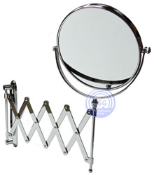 scissor-style makeup mirror