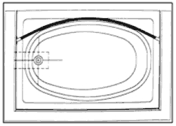 oval tub
