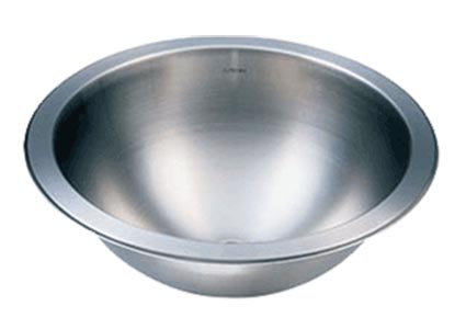 CTI round stainless steel lavatory sink