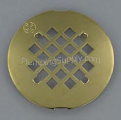 replacement polished brass drain cover