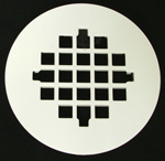 Casper White Drain Cover