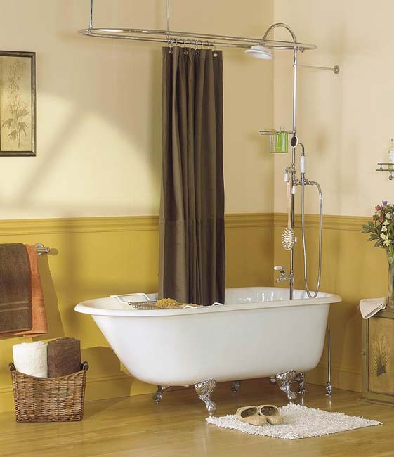 Traditional Style Cast Iron Clawfoot Bathtubs