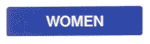 example of Sidebar Women's Restroom Sign