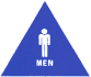 picture of Deluxe Men's Restroom Sign