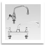 Fisher deck mount faucets