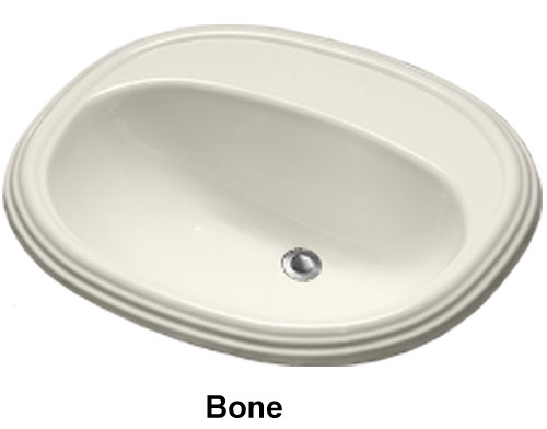 bone colored bathroom sinks