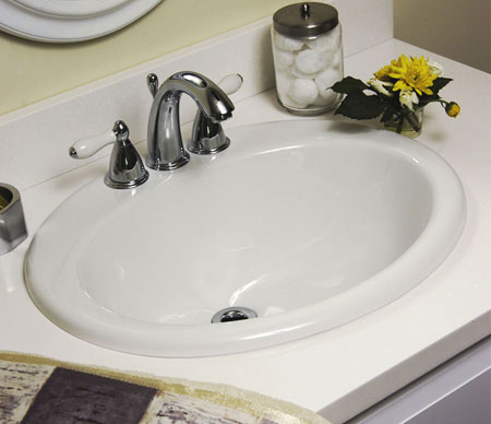 Bathroom on Bathroom Sinks By Corstone With Antimicrobial Protection