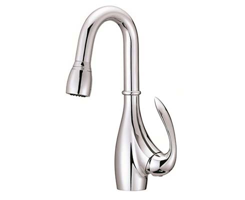 Image of Single Handle Pull-Down Bar Faucet Image of Single Handle Pull-Down Bar Faucet