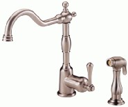 an image of the Danze Opulence deck mount kitchen faucet