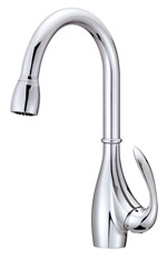 Danze Bellefleur pull-down kitchen faucet an image of the Danze Bellefleur pull-down kitchen faucet