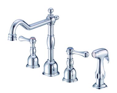 Two Handle Concealed Deck Faucet