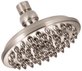 Image of Danze 6 inch Sunflower Showerhead, shown in Brushed Nickel