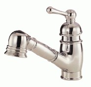 Danze Opulence pull-out kitchen faucet an image of the Danze Opulence pull-out kitchen faucet