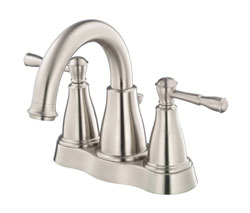 Example of the Eastham series Roman tub faucet, shown in Tumbled Bronze finish