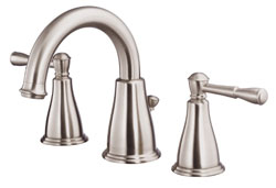 Example of the Eastham series Roman tub faucet, shown in Tumbled Bronze finish