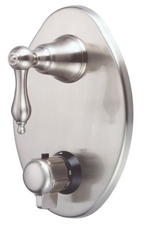 Fairmont two handle thermostatic shower trim