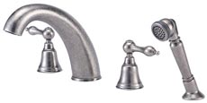 Danze Fairmont Collection - roman tub faucet - distressed nickel finish