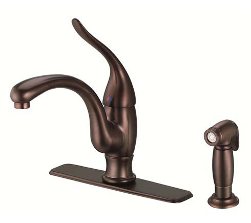 an image of the Danze Antioch deck mount kitchen faucet
