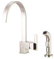 Danze Sirius deck mount kitchen faucet an image of the Danze Sirius deck mount kitchen faucet