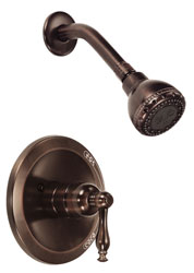 Danze Single Handle Pressure Balance Shower, shown in Oil Rubbed Bronze