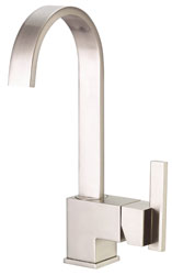 Sirius Bar Faucet shown in Stainless Steel