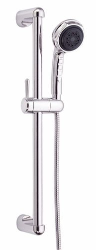 Image of Danze 24 inch Slide Bar Assembly, shown in Chrome