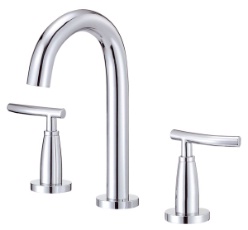 Sonora Widespread Bathroom Faucet, shown in Chrome