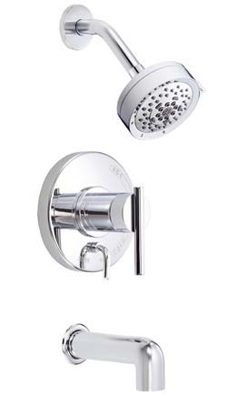Danze Pressure Balance Shower and Tub System in Chrome