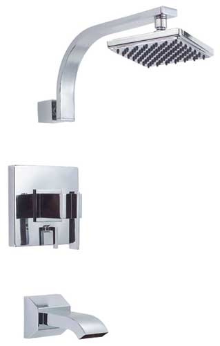 Tub & Shower Trim Kit, shown in Chrome