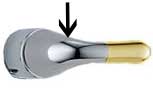 Delta lever handle