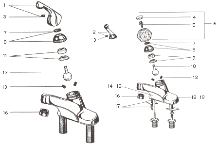 Bathroom on To Our Main Delta Parts Page  To Delta Bathroom Faucets  To Delta