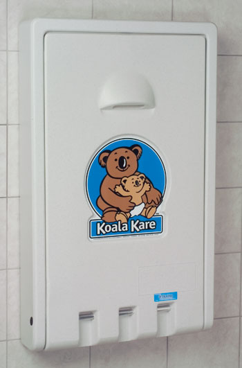 Baby changing station KB101 - white granite