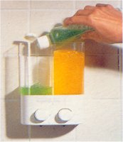 step three - Fill with your favorite lotions and shampoos