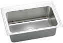single bowl kitchen sink with left drain and 5 faucet holes
