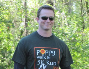 Lucas at the 2011 Poppy Walk.