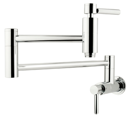 Elements of Design Pot Filling Faucet, shown in Chrome