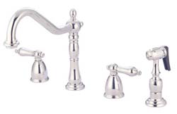 widespread kitchen faucet