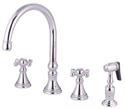 two handle kitchen faucets