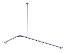 corner shower rod