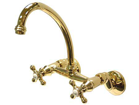 Adjustable wall mount kitchen faucet